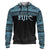 Fiji Hoodie Rugby Fijian Tapa Pattern Unisex Black - Polynesian Pride