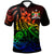 Fiji Polo Shirt The Flow Of The Ocean Rainbow Color Unisex Rainbow - Polynesian Pride