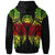 Fiji Hoodie Polynesian Lion Head Reggae Style - Polynesian Pride