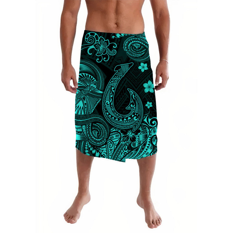 Hawaii Fish Hook Polynesian Lavalava Unique Style Turquoise LT8 Turquoise - Polynesian Pride