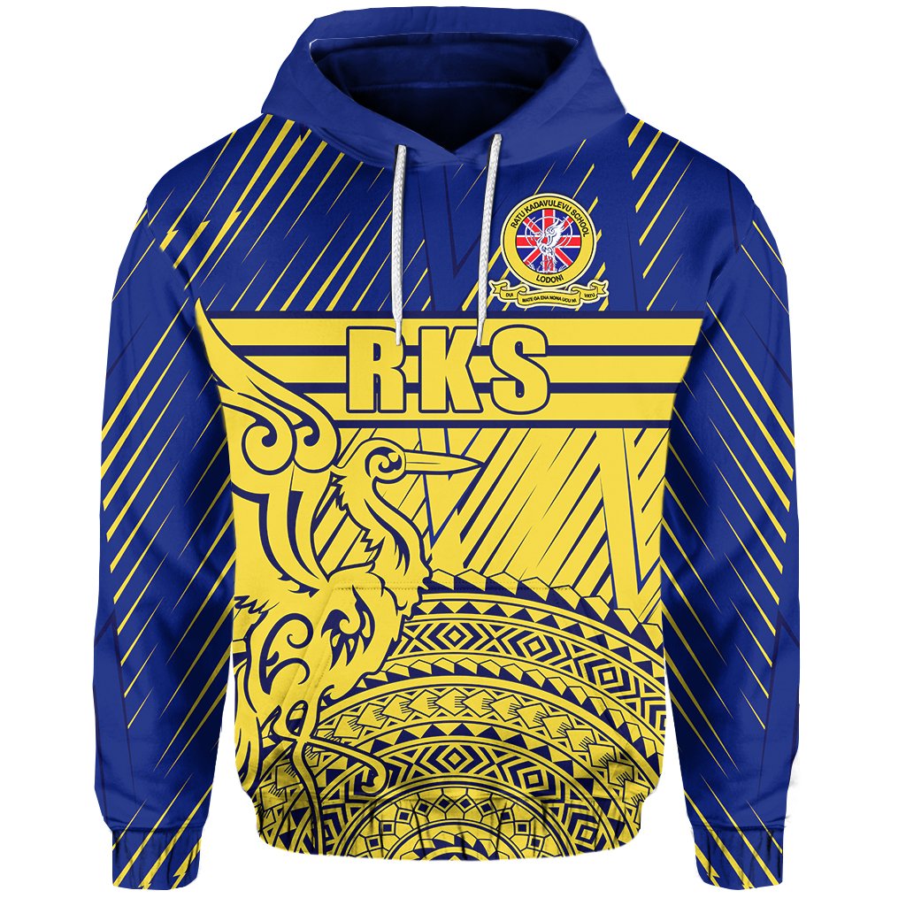 Ratu Kadavulevu Hoodie Golden Heron Fiji School Unisex Golden - Polynesian Pride