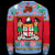 Fiji Christmas Sweater - Santa Claus Polynesian Tattoo - Polynesian Pride