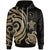 Chuuk Polynesian Hoodie Gold Tentacle Turtle Unisex Gold - Polynesian Pride