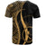 Chuuk Custom T Shirt Gold Micronesian Tentacle Tribal Pattern - Polynesian Pride