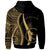 Chuuk Hoodie Gold Tentacle Tribal Pattern - Polynesian Pride