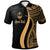 Guam Custom Polo Shirt Gold Polynesian Tentacle Tribal Pattern Unisex Gold - Polynesian Pride