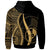 Yap Custom Hoodie Gold Tentacle Tribal Pattern - Polynesian Pride