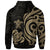Guam Polynesian Hoodie Gold Tentacle Turtle - Polynesian Pride