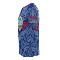 Guam T Shirt Guam Flag Coat of Arms Wings Style - Polynesian Pride