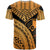 Yap Custom T Shirt Gold Polynesian Necklace and Lauhala - Polynesian Pride