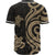 Chuuk Baseball Shirt - Gold Tentacle Turtle - Polynesian Pride