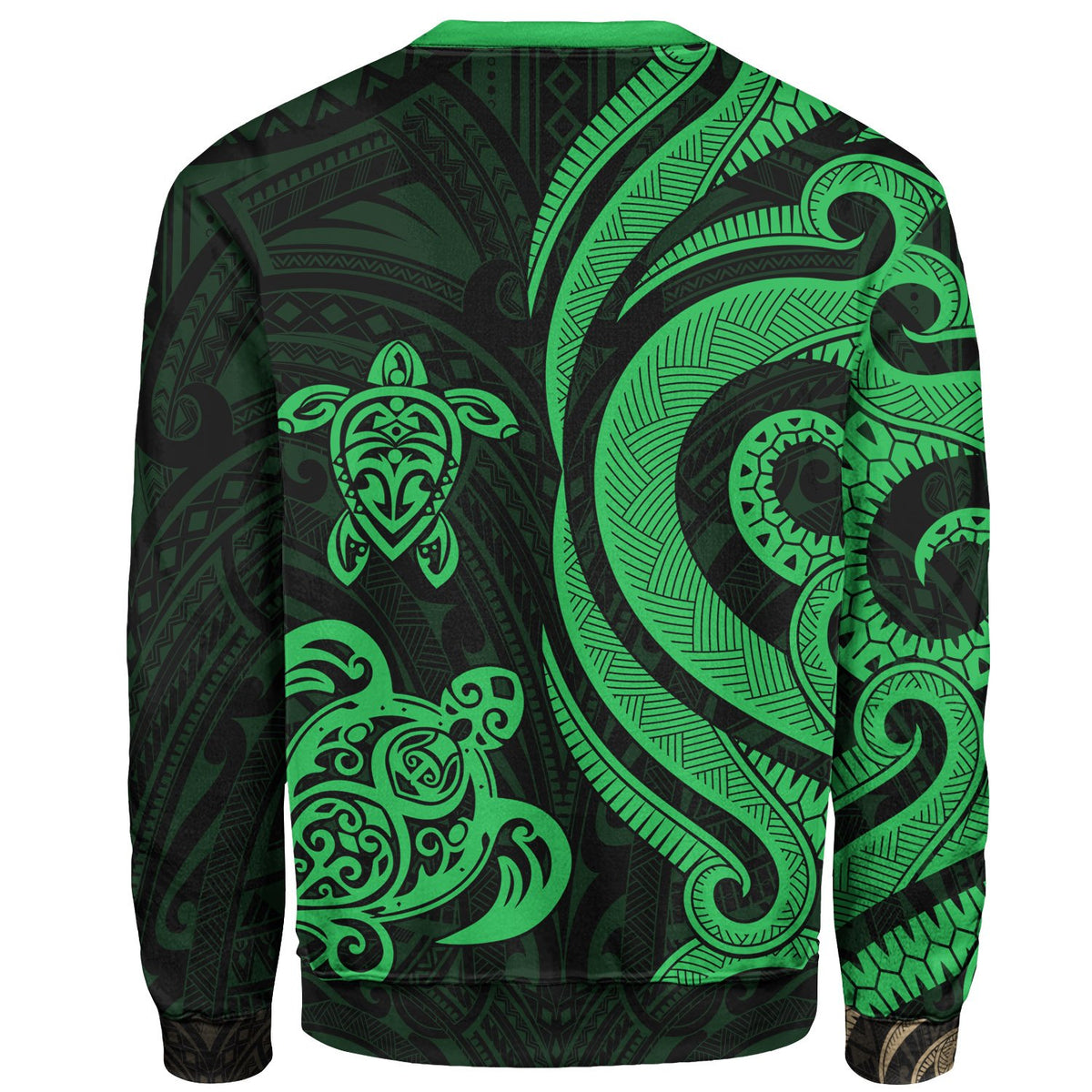 Kosrae Sweater - Green Tentacle Turtle - Polynesian Pride