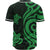 Chuuk Baseball Shirt - Green Tentacle Turtle - Polynesian Pride