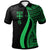 Fiji Polo Shirt Green Polynesian Tentacle Tribal Pattern Unisex Green - Polynesian Pride