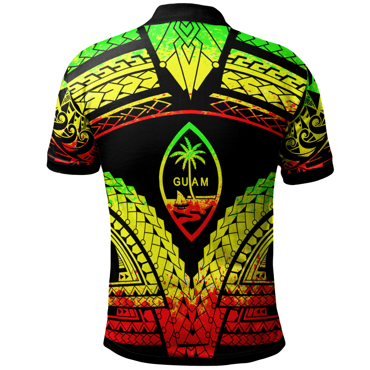 Guam Polo Shirt A Piece Of My Heart - Polynesian Pride