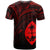 Guam T Shirt Red Color Cross Style - Polynesian Pride