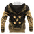 Gambier Islands Polynesian Chief Custom Hoodie Gold Version Unisex Gold - Polynesian Pride