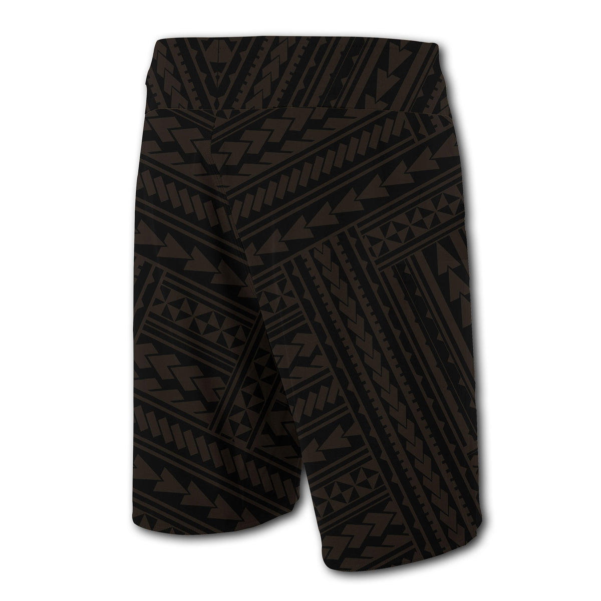 Hawaii Kakau Polynesian Hammerhead Shark Board Shorts - Gold - Polynesian Pride