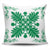 Hawaiian Quilt Maui Plant And Hibiscus Pattern Pillow Covers - Green White - AH One Size Green - Polynesian Pride