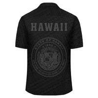 Kakau Polynesian Coat Of Arms Hawaii Shirt - Grey - Polynesian Pride