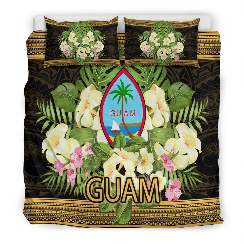 Guam Bedding Set - Polynesian Gold Patterns Collection - Polynesian Pride