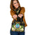 Guam Shoulder Handbag - Polynesian Gold Patterns Collection One Size Black - Polynesian Pride