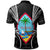 Guam Polo Shirt Blood Runs Through My Veins Style Black - Polynesian Pride