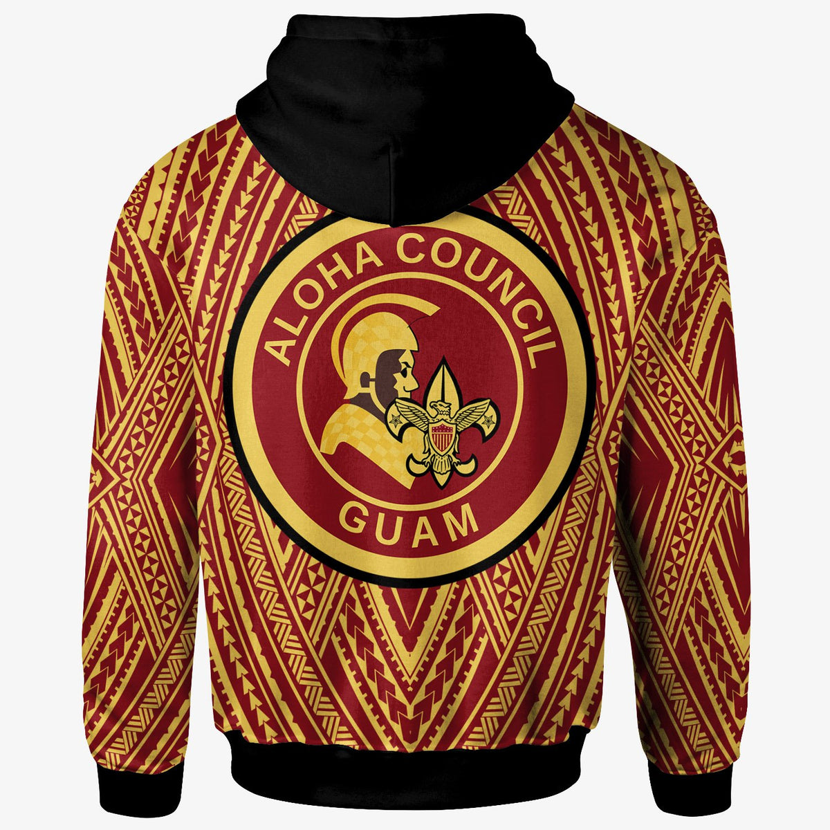 Guam Zip Hoodie Scouting in Guam - Polynesian Pride