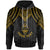 Guam Custom Hoodie Polynesian Armor Style Gold Unisex Gold - Polynesian Pride