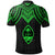 Guam Custom Polo Shirt Polynesian Armor Style Green - Polynesian Pride