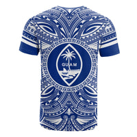 Guam T Shirt Guam Coat of Arms Polynesian Flag Color - Polynesian Pride