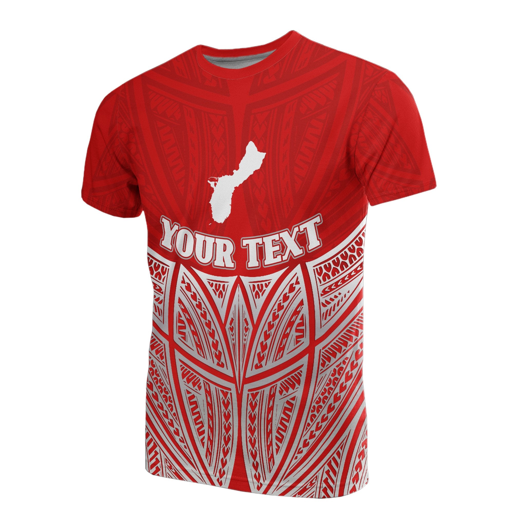 Federated States of Micronesia Polynesian T Shirt Red Pride Map and Seal Unisex Red - Polynesian Pride