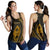 Guam Women's Racerback Tank - Wings Style Black - Polynesian Pride