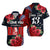 (Custom Text and Number) Samoa Fathers Day Hawaiian Shirt Polynesian Best Dad Ever LT13 Unisex Red - Polynesian Pride