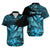 Custom Polynesian Tribal Matching Hawaiian Outfits For Couples Monk Seal with Kanaka Turquoise LT14 - Polynesian Pride