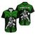 (Custom Personalised) Hawaii Hawaiian Shirt Hawaiian Warrior With Weapon Polynesian Ver.03 LT14 Green - Polynesian Pride