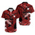 (Custom Personalised) Hawaii Hawaiian Shirt Kakau Polynesian Crab With Waves Ver.03 LT14 Red - Polynesian Pride