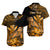 Custom Hawaii Monk Seal Matching Dress and Hawaiian Shirt Kakau with Kanaka Gold LT14 - Polynesian Pride