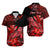 Custom Hawaii Monk Seal Matching Dress and Hawaiian Shirt Kakau with Kanaka Red LT14 - Polynesian Pride