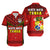 Tonga Rugby Matching Dress and Hawaiian Shirt Mate Maa Tonga Pacific Ngatu Black LT14 - Polynesian Pride