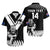 (Custom Text And Number) New Zealand Silver Fern Rugby Hawaiian Shirt NZ Kiwi Pacific Maori Sporty LT14 Black - Polynesian Pride