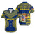 Niue Hawaiian Shirt Hiapo Mix Polynesian Happy Constitution Day LT14 Unisex Blue - Polynesian Pride