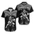 (Custom Personalised) Hawaii Hawaiian Shirt Hawaiian Warrior With Weapon Polynesian Ver.01 LT14 Black - Polynesian Pride