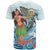 Hawaii T Shirt Polynesian Girls With Shark - Polynesian Pride