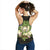 Hawaii Women's Racerback Tank - Polynesian Gold Patterns Collection - Polynesian Pride