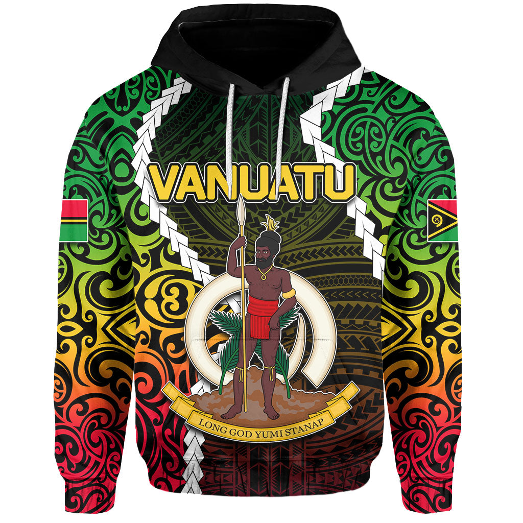 Custom Vanuatu All Over Hoodie Special Style LT6 Unisex Red - Polynesian Pride