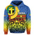 Custom Tafea Province Hoodie of Vanuatu Polynesian Flag Style LT6 Yellow - Polynesian Pride