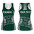 (Custom Personalised) Hawaii Football Hollow Tank Top Kakau Warrior Be Stronger LT13 Female Green - Polynesian Pride