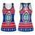 (Custom Personalised) Guam Christmas Hollow Tank Top Guaman Seal Polynesian Felis Pusgua LT14 Female Blue - Polynesian Pride