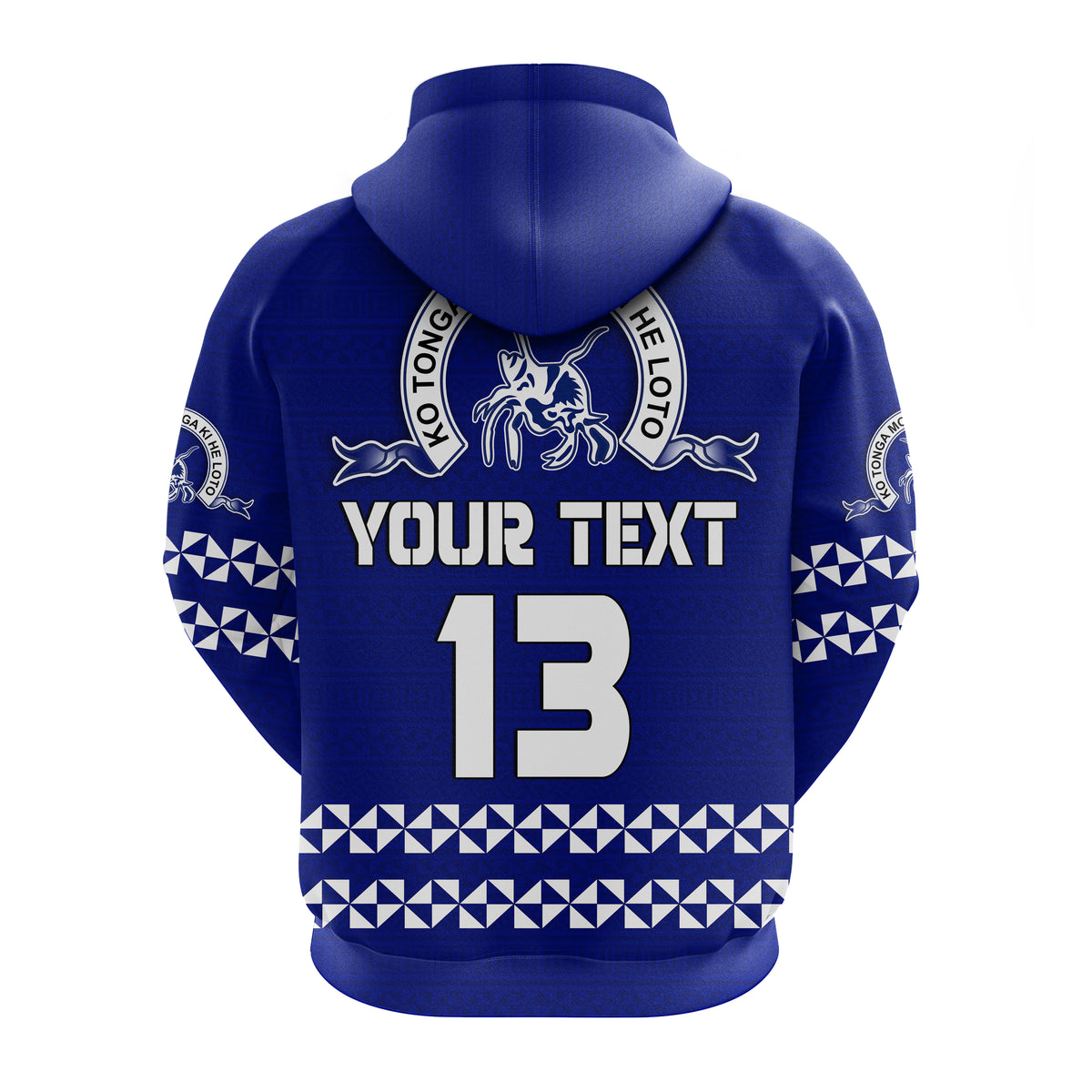 (Custom Text and Number) Tonga Tupou College Toloa Hoodie 156 Years Anniversary Tongan Ngatu LT13 - Polynesian Pride